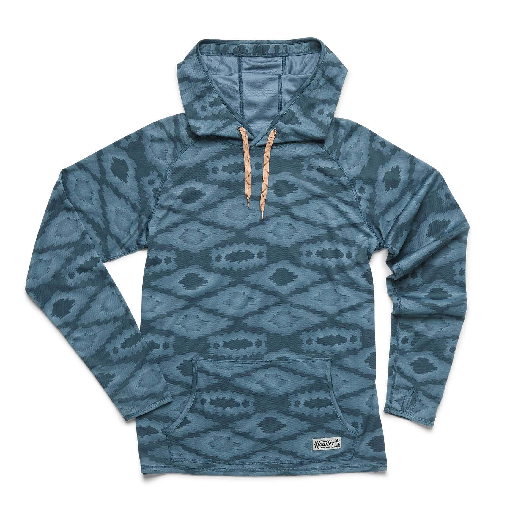 Howler Brothers Loggerhead Sunshade Hoodie - taki : dark slate UPF35+ protection UV