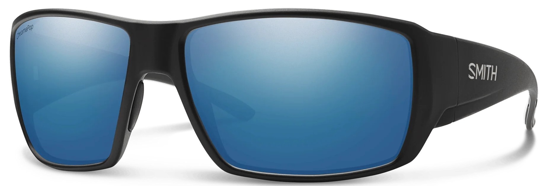 Smith Optics Lunettes polarisantes Guide's Choice Matte Black Polar Blue Mirror