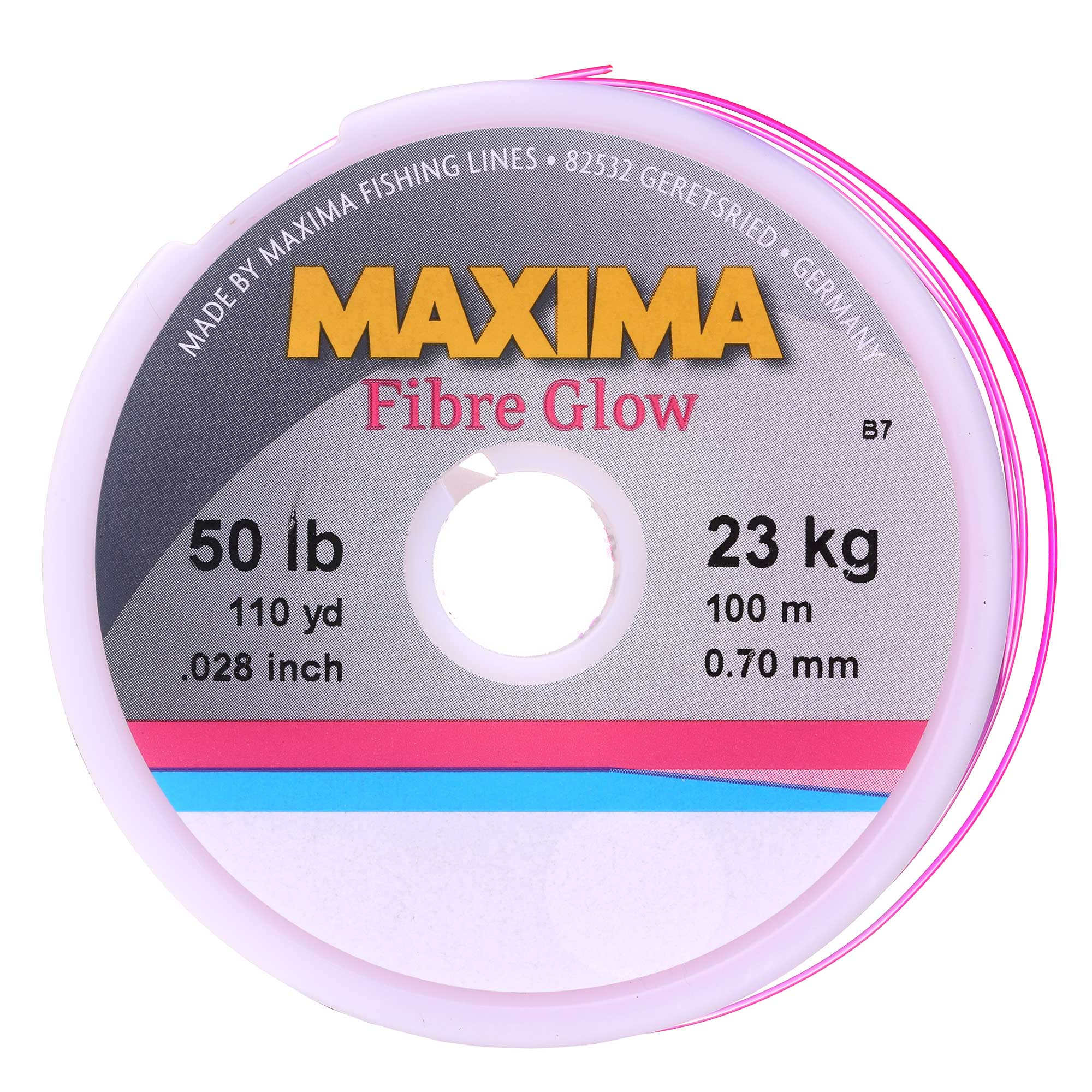 Maxima Fibre Glow Mono Shooting Line bobine de 100m