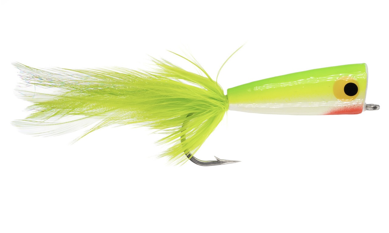 Umpqua Saltwater Popper Chartreuse #2/0