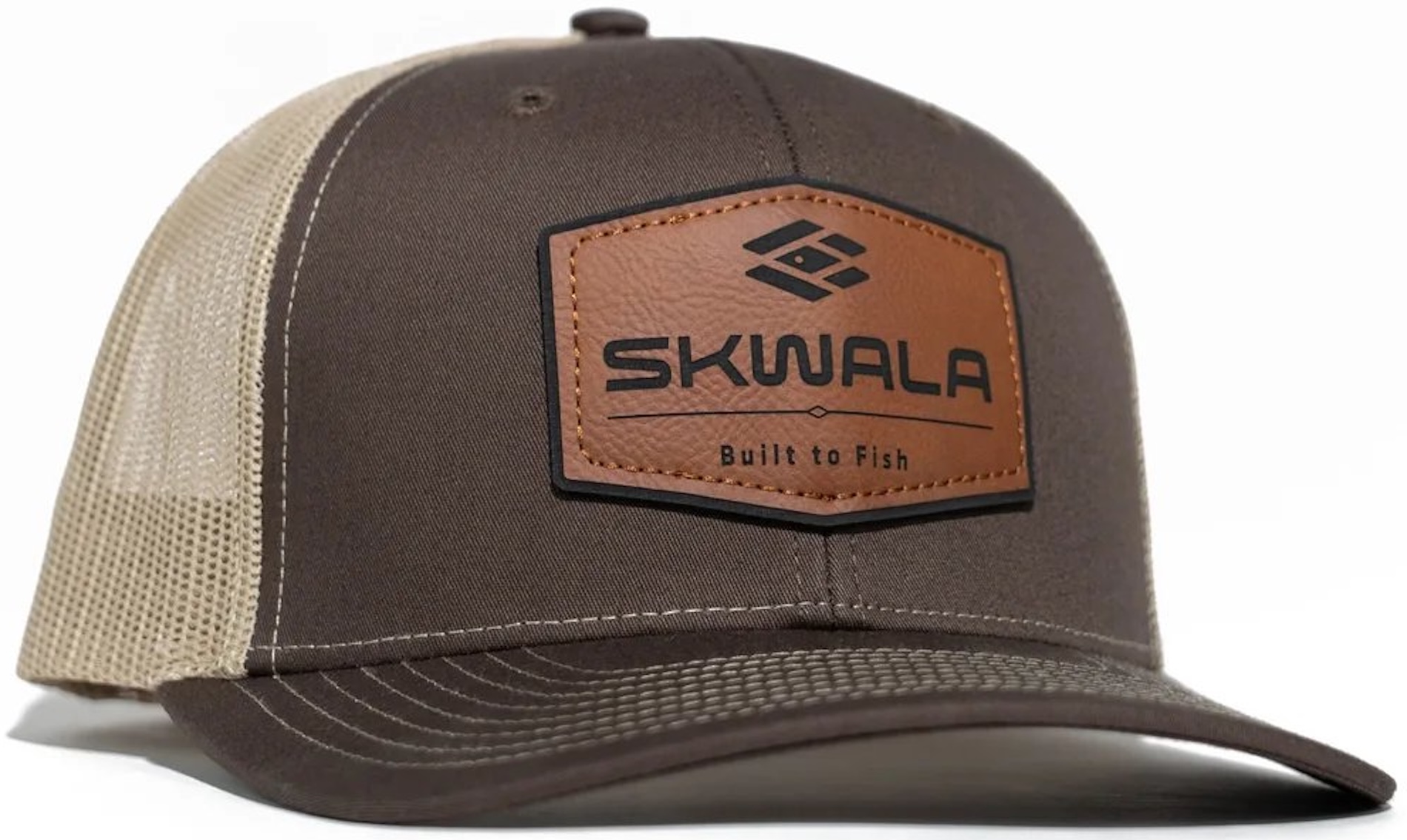 SKWALA Icon Patch Trucker Brown Tan
