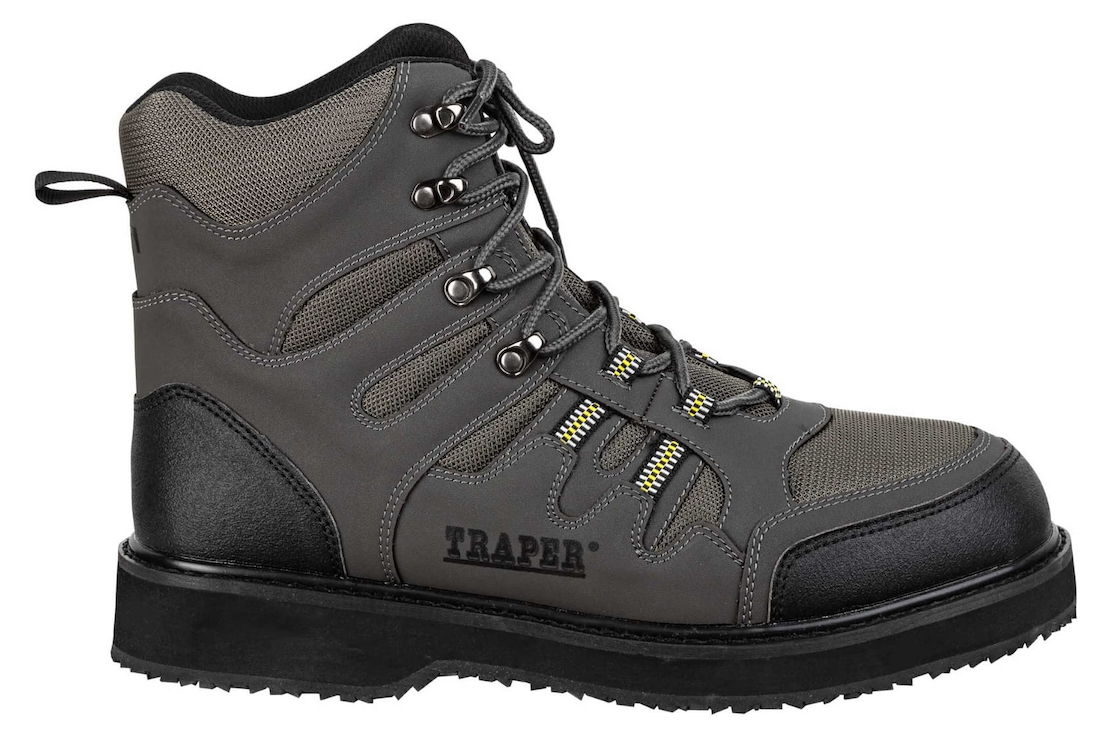 Traper Creek Wading Boot Rubber grey Chaussures de wading avec semelle en caoutchouc