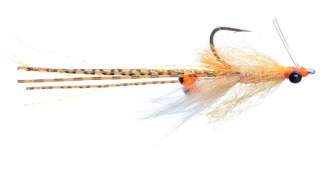 H2O Mouche d'eau salée - Fishient Spawning Shrimp light orange