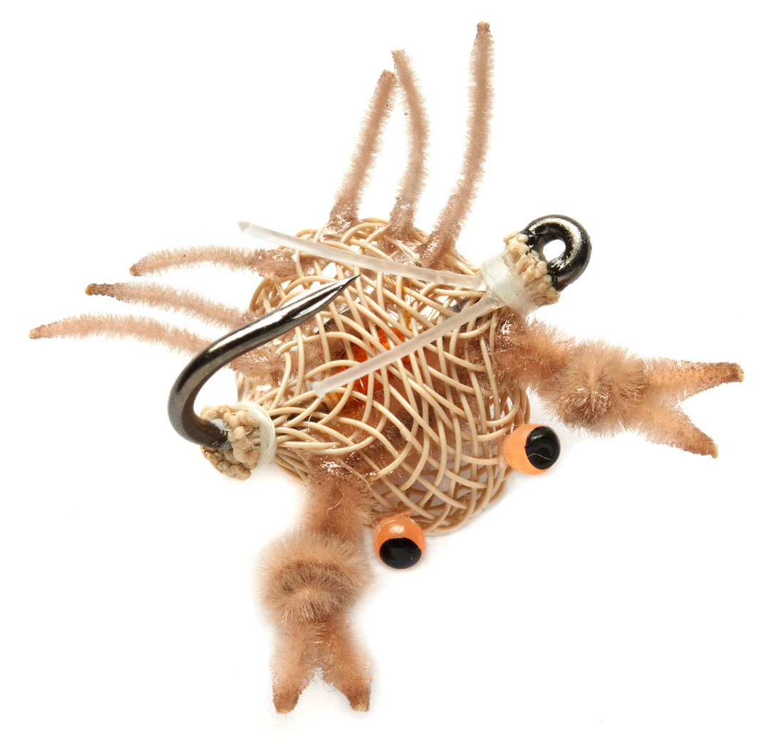 Fulling Mill mouche d'eau salée - Trigger Flexo Crab Weedless tan