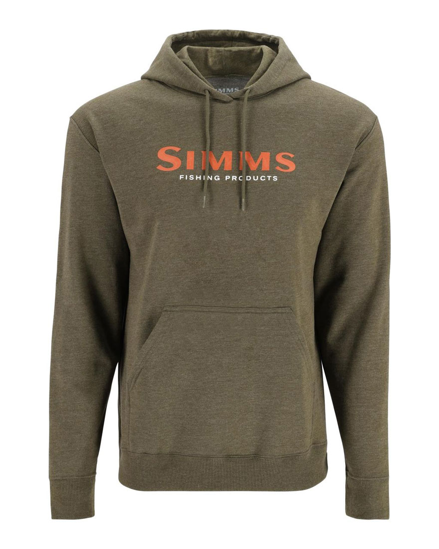 Simms Logo Hoody sweat à capuche military heather