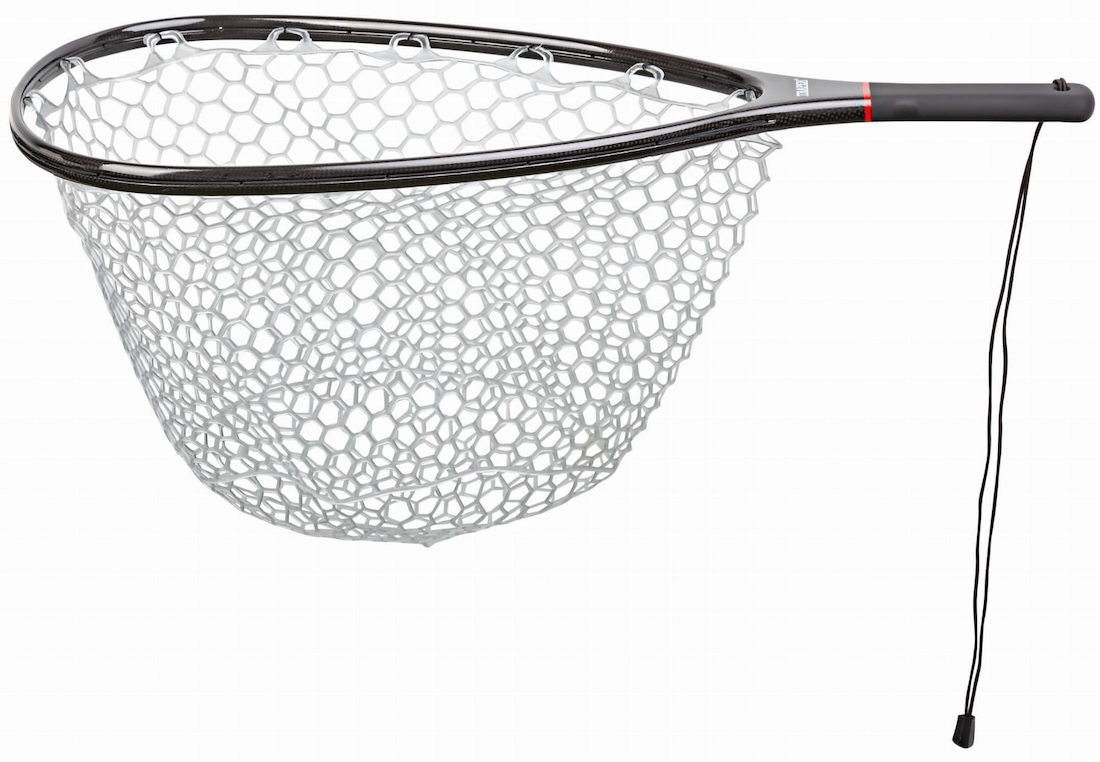 Traper Trout Carbon Landing Net Epuisette avec filet en silicone