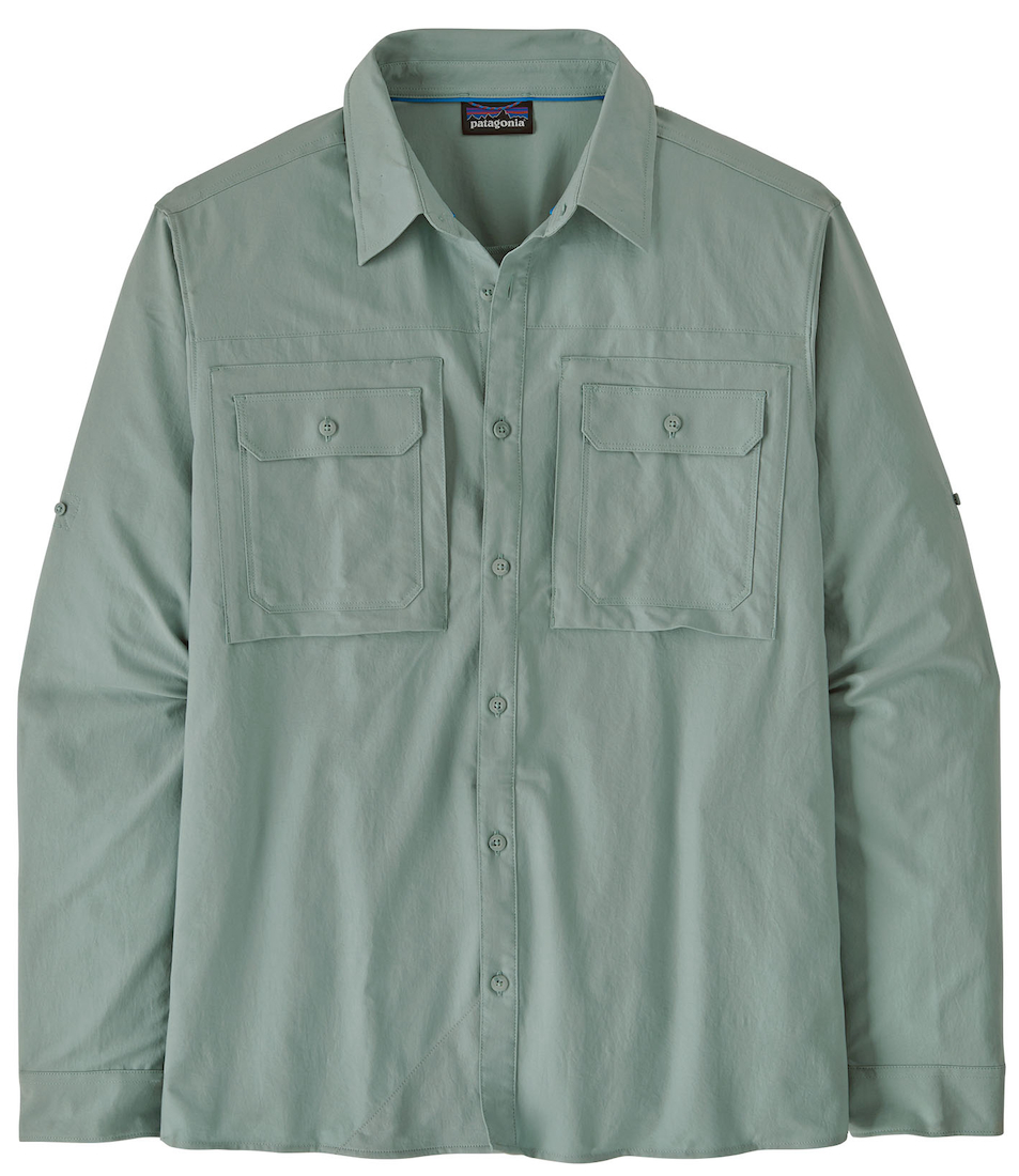 Patagonia M's L/S Self Guided Sun Shirt avec protection UV UPF40 TMBL - Thermal Blue