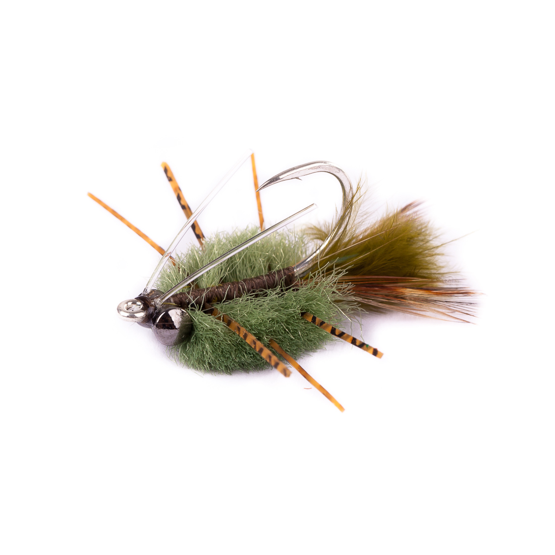 Fishient H2O Mouche d'eau salée - Merkin Crab olive