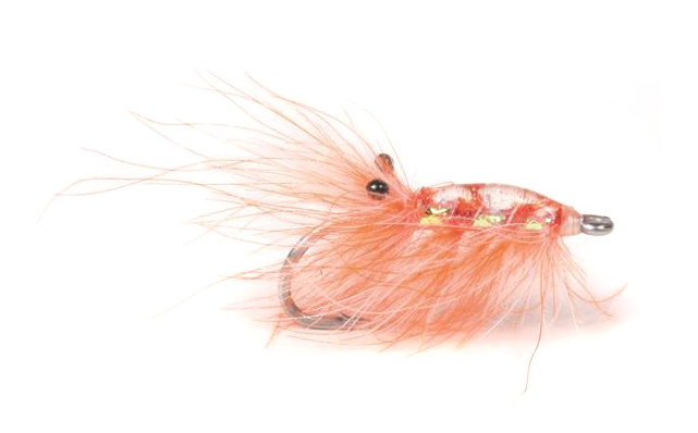 Mouche à truite de mer Runars CDC Reke orange