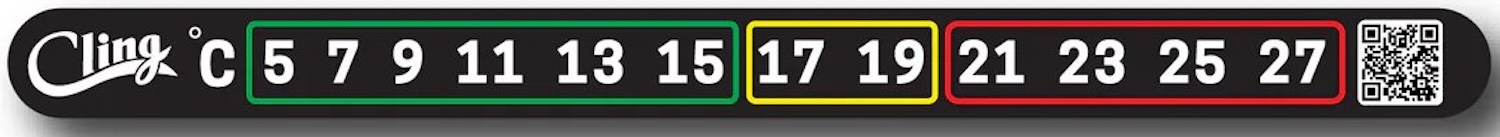 Cling Temperature Tape Thermomètre