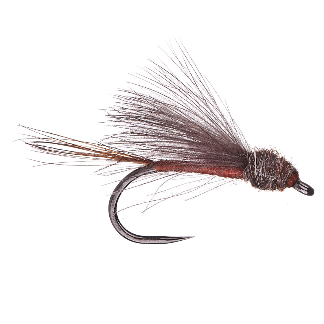 adh-fishing Mouche sèche CDC Brown sur AHREX par Superflies