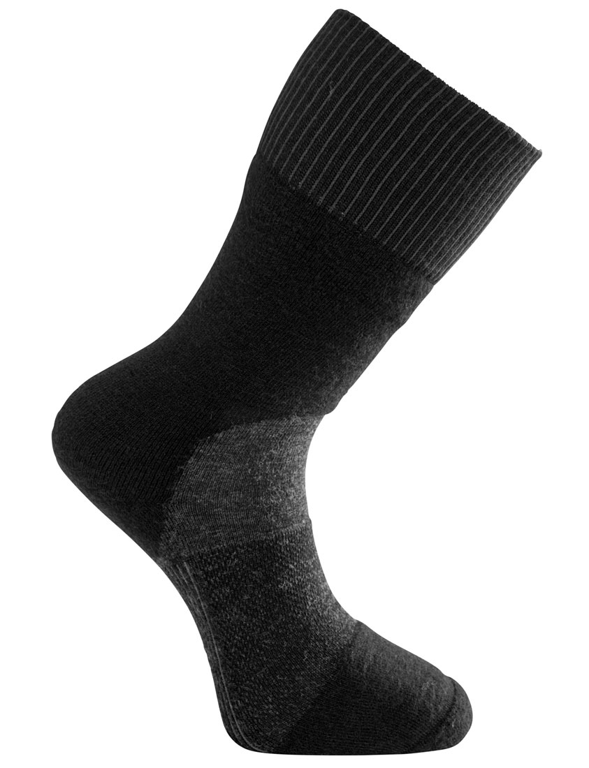 Woolpower Chaussettes Skilled Classic 400 dark grey/black