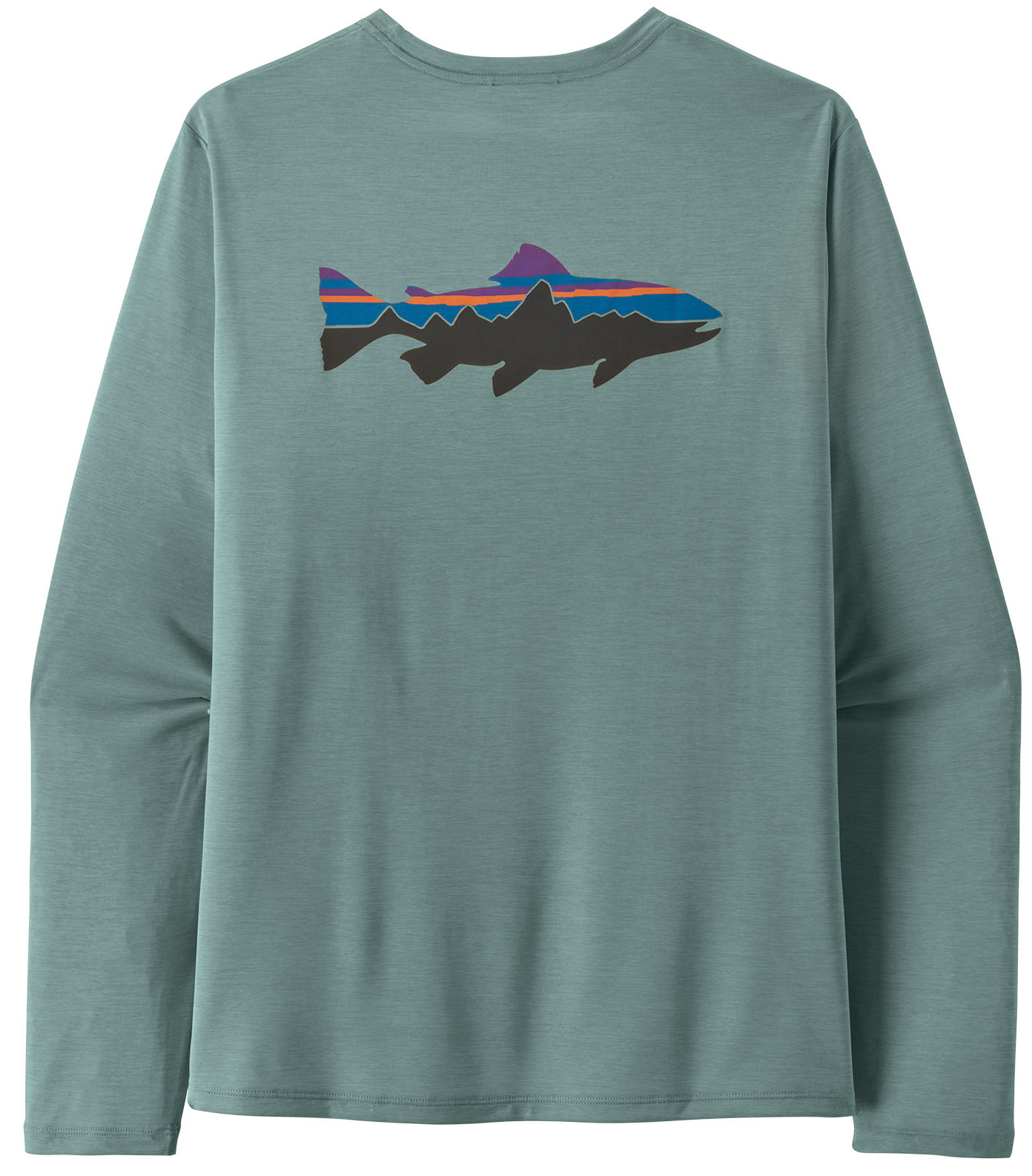 Patagonia T-shirt à manches longues Cap Cool Daily Shirt Fitz Roy Trout BSLX