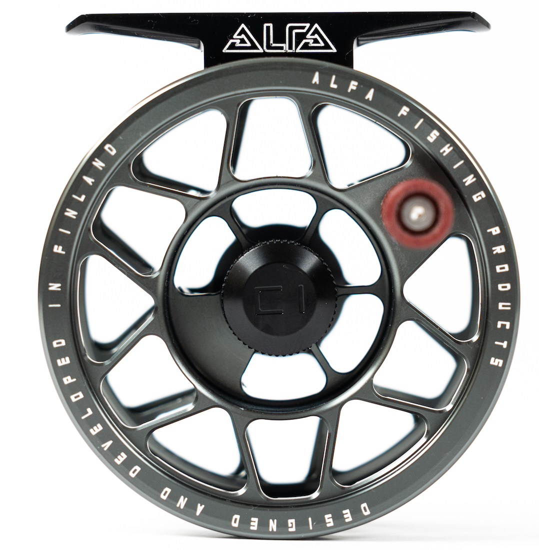 Alfa Arctic Click C-Series Nymph & Dryfly Full Frame moulinet de mouche gun smoke