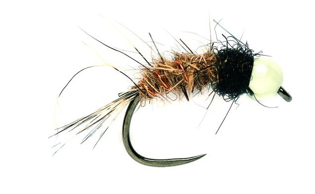 Nymphes Fulling Mill - SR's White Head Hare's Ear Special Barbless