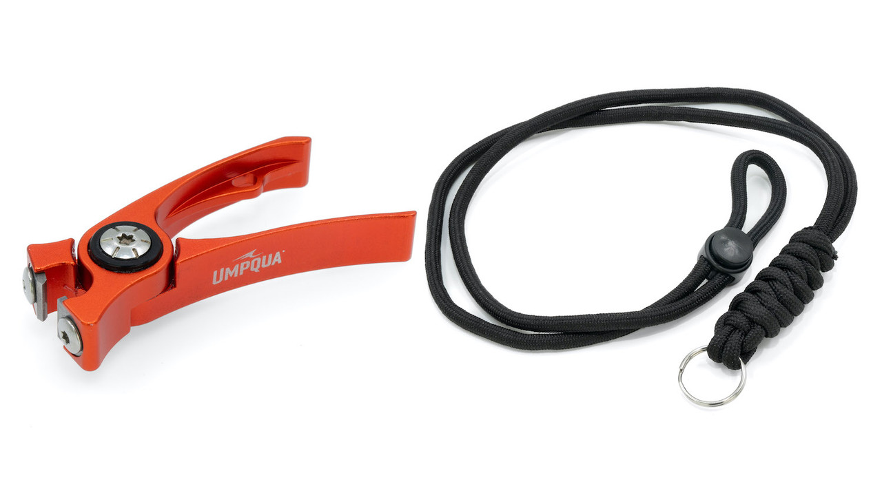 Umpqua RiverRun Nipper avec lanière orange