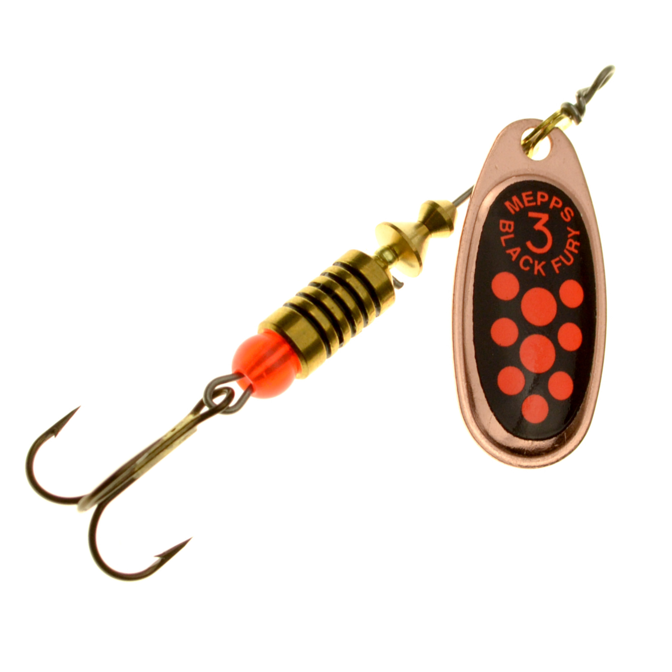 Mepps Black Fury Spinner cuivre/rouge