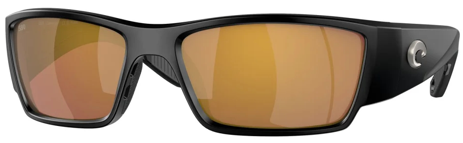 Costa lunettes polarisantes Corbina Pro Matte Black (Gold Mirror 580G)