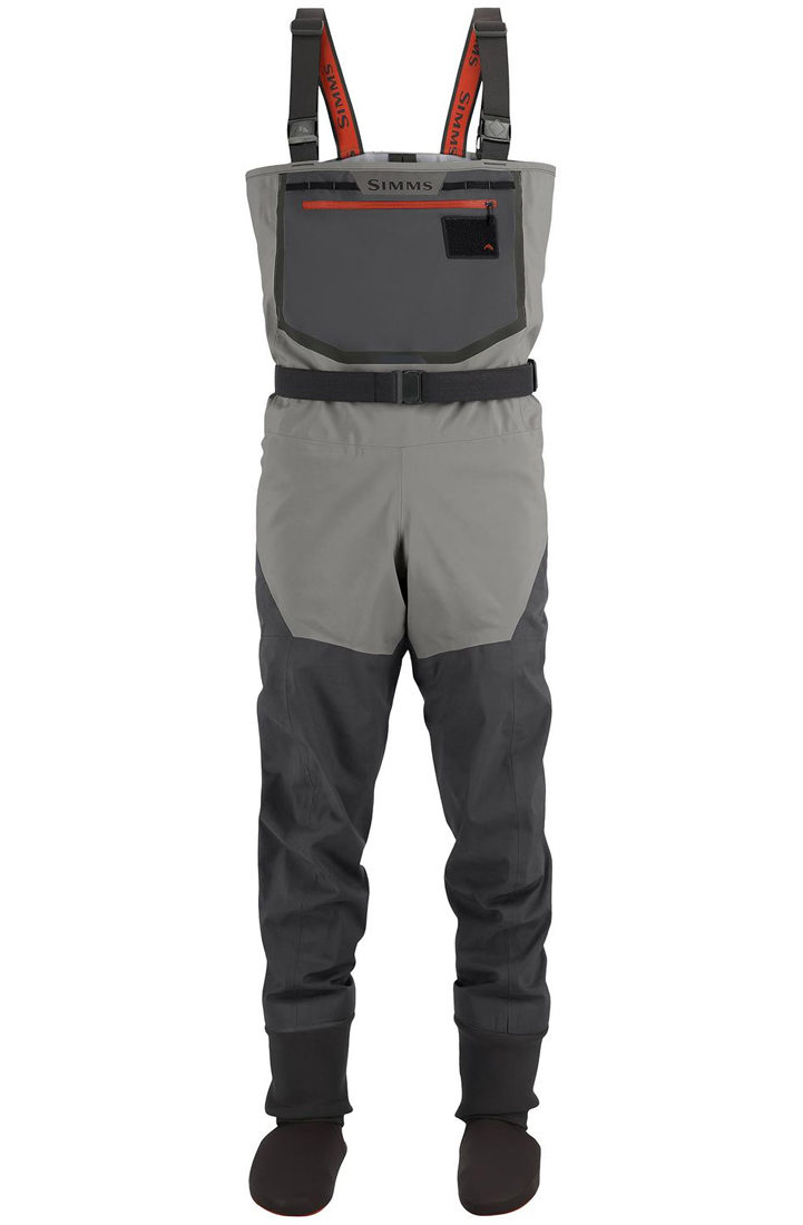 Simms Freestone Stockingfoot waders smoke