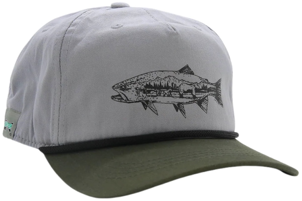 RepYourWater Chapeau bordé Grizzly Trout Cap