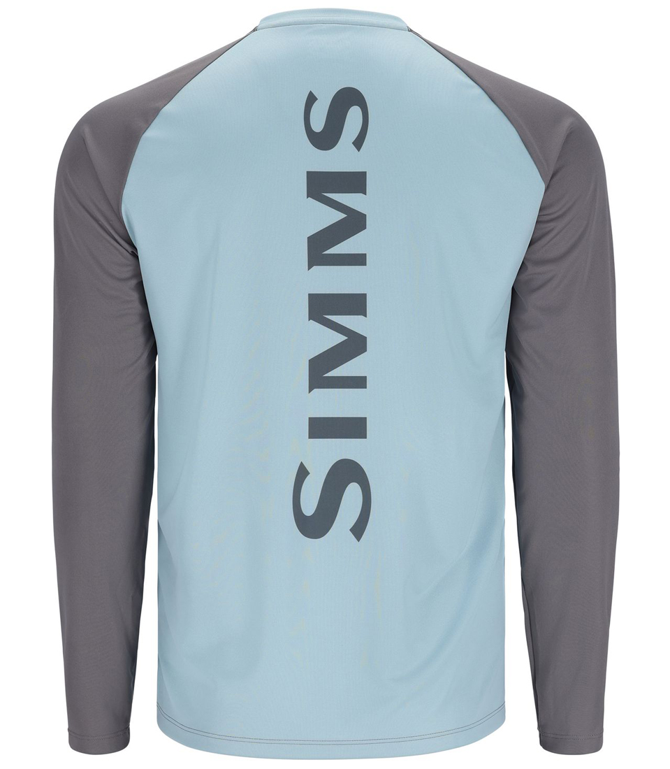 Simms Tech Tee Tee à manches longues Artist Series Simms steel blue/steel