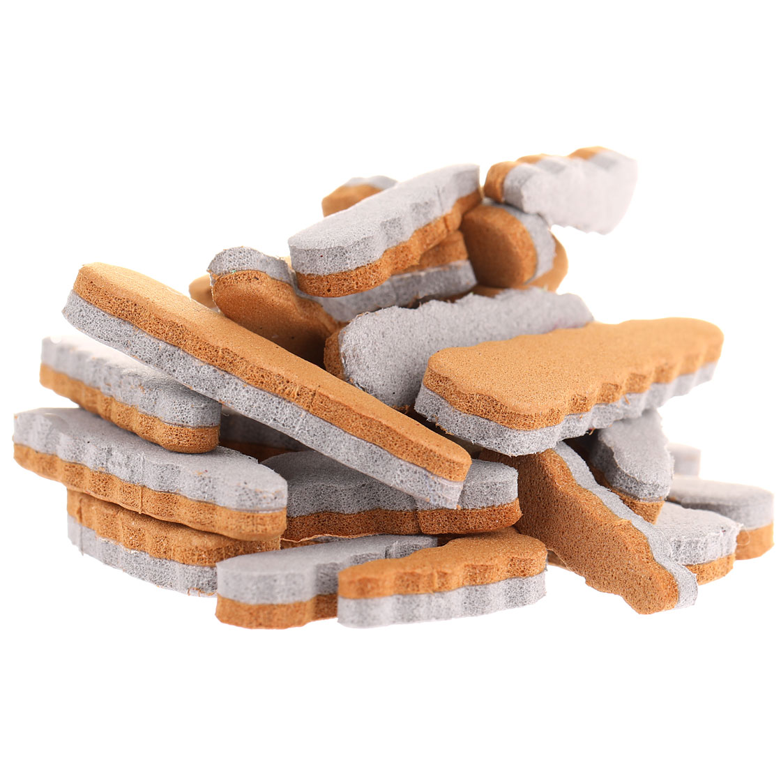 Chernobyl Ant & Hopper Foam Bodies 10 pc. corps gris-brun