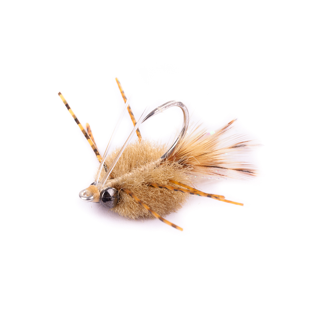 Fishient H2O Mouche d'eau salée - Merkin Crab tan