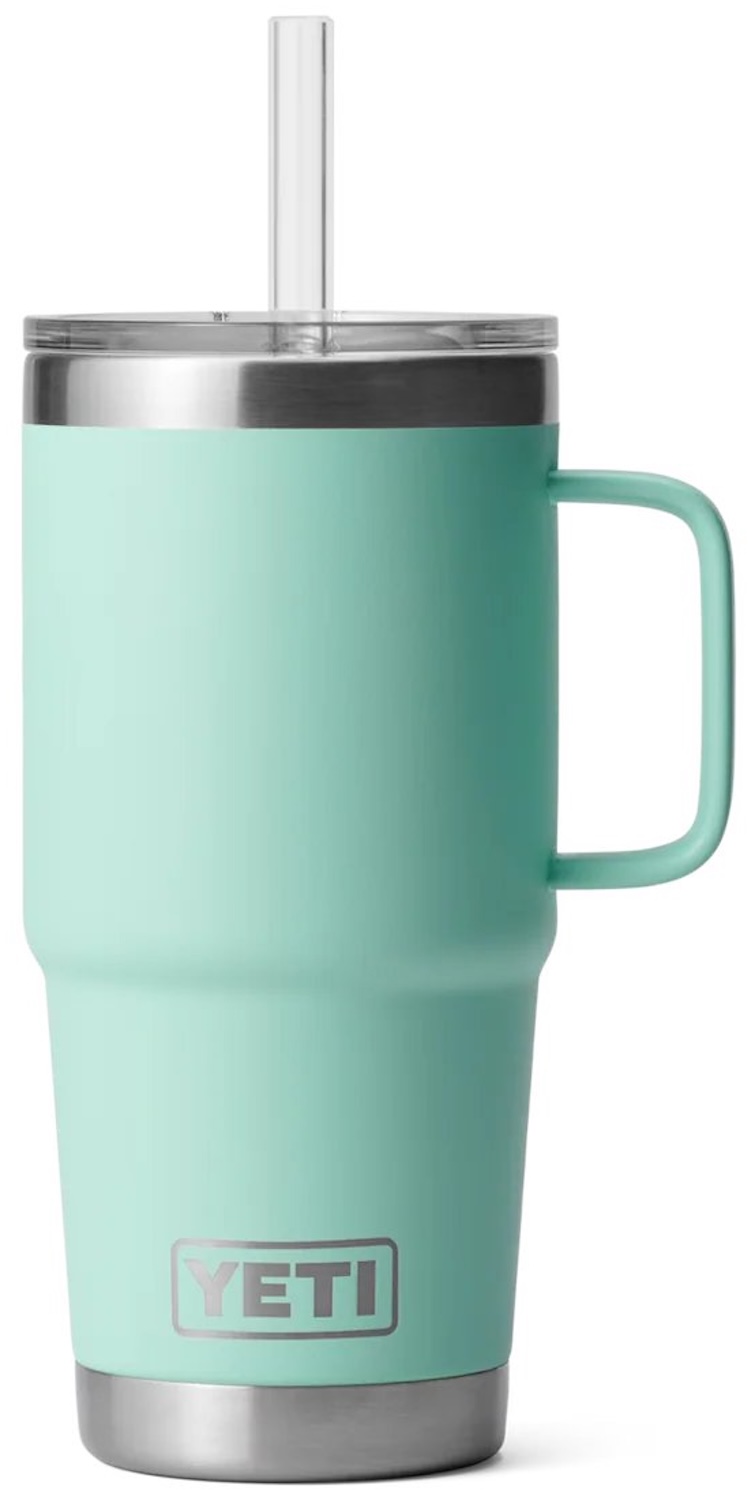 Yeti Rambler 25 oz (739 ml) Straw Mug seafoam