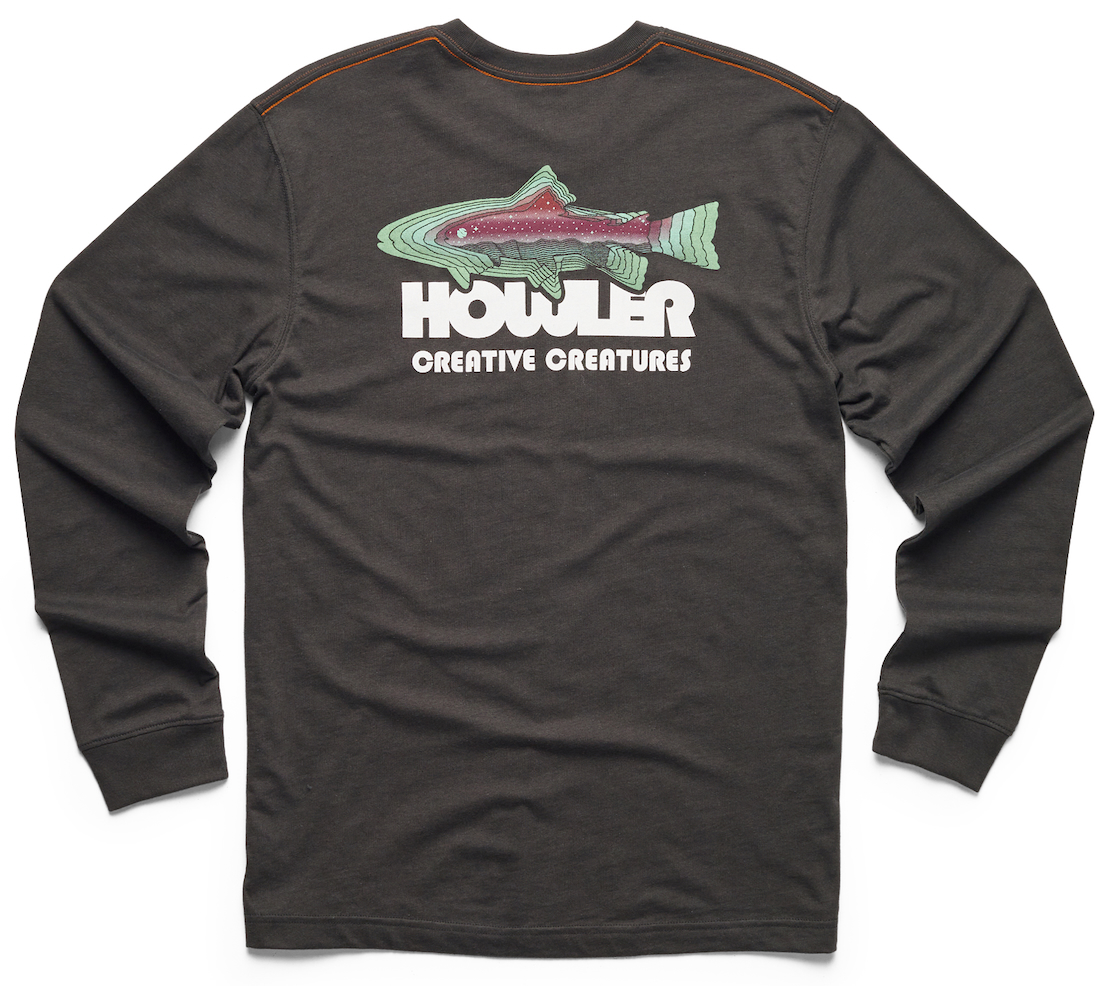 Howler Brothers T-shirt à manches longues - trucha : antique black