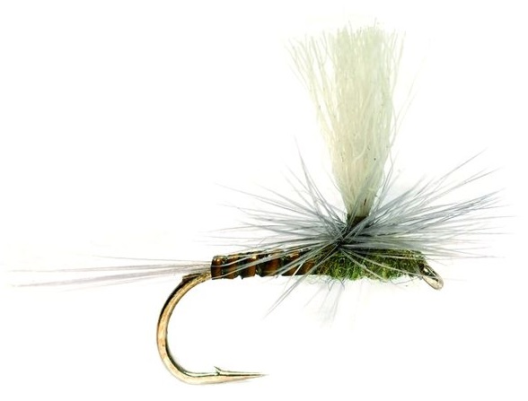 Fulling Mill mouche sèche - Quill Parachute Olive Dun