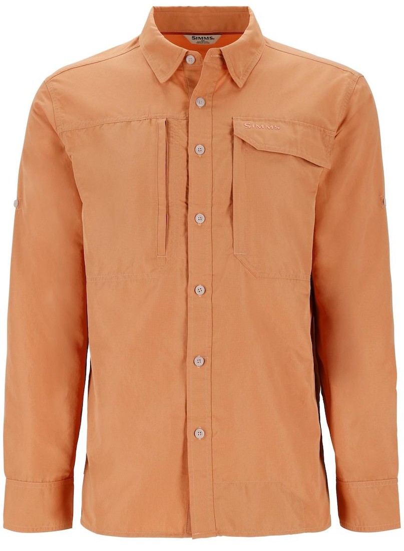 Simms Guide Shirt Chemise Orange Maple