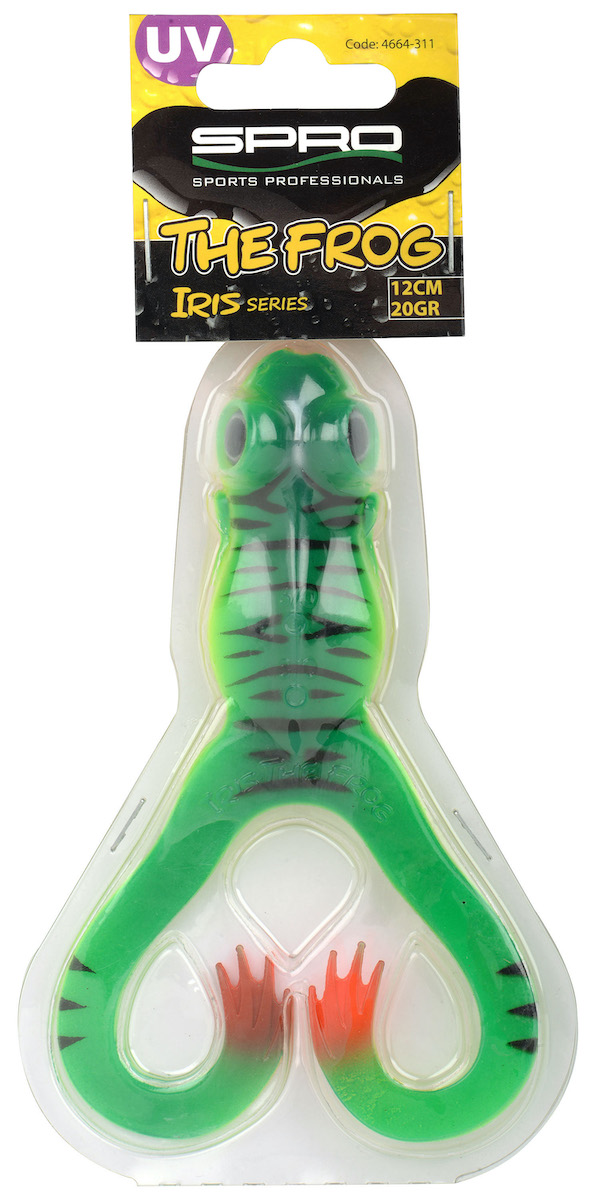 Spro Iris the Frog Appât caoutchouc souple 12 cm