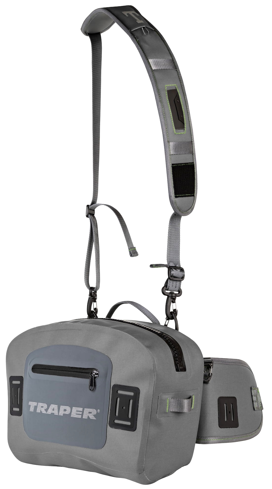 Traper Hip Pack Extreme sac de hanche étanche avec zip YKK 10Liter Grey