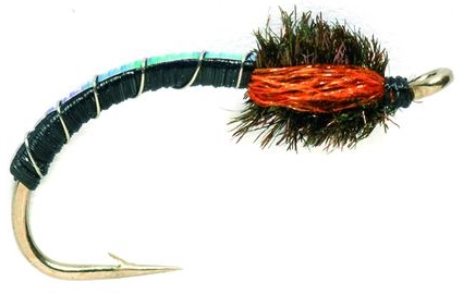 Fulling Mill Blakeston's Buzzer Black Nymphe