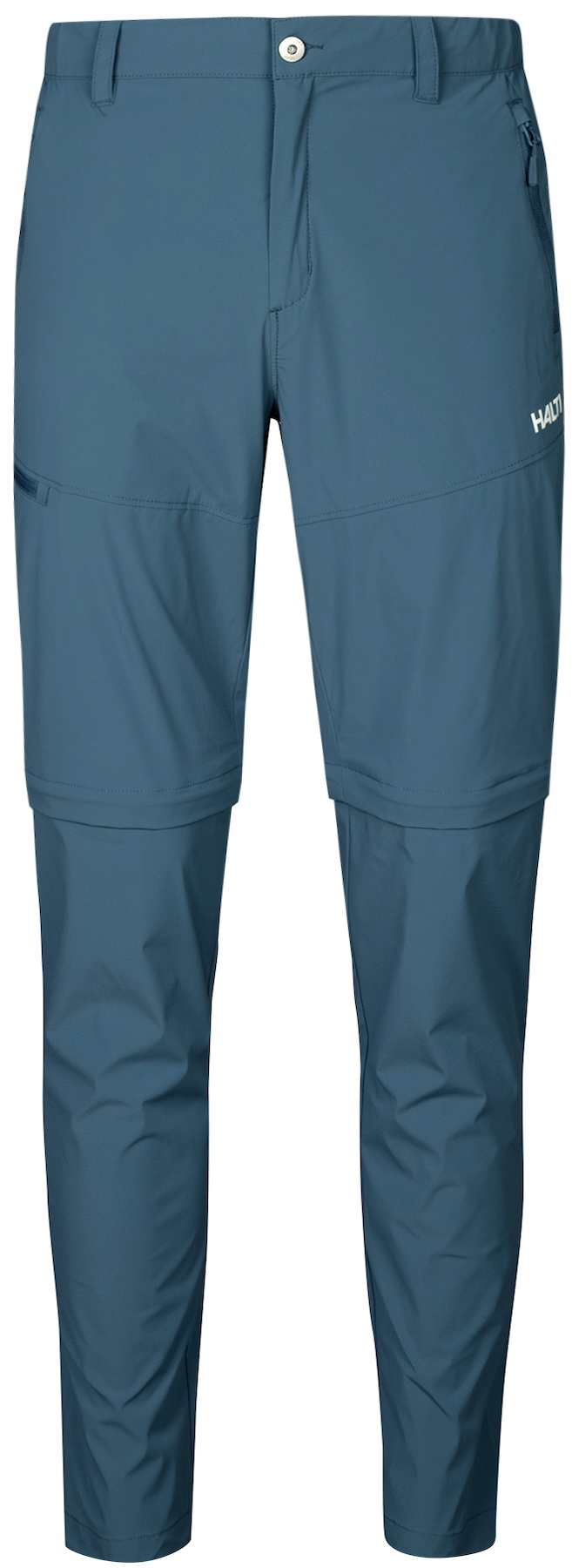 Halti Pallas Cool Stretch Zip-Off Pants UPF90+ Wet Wading Hose Indian Blue