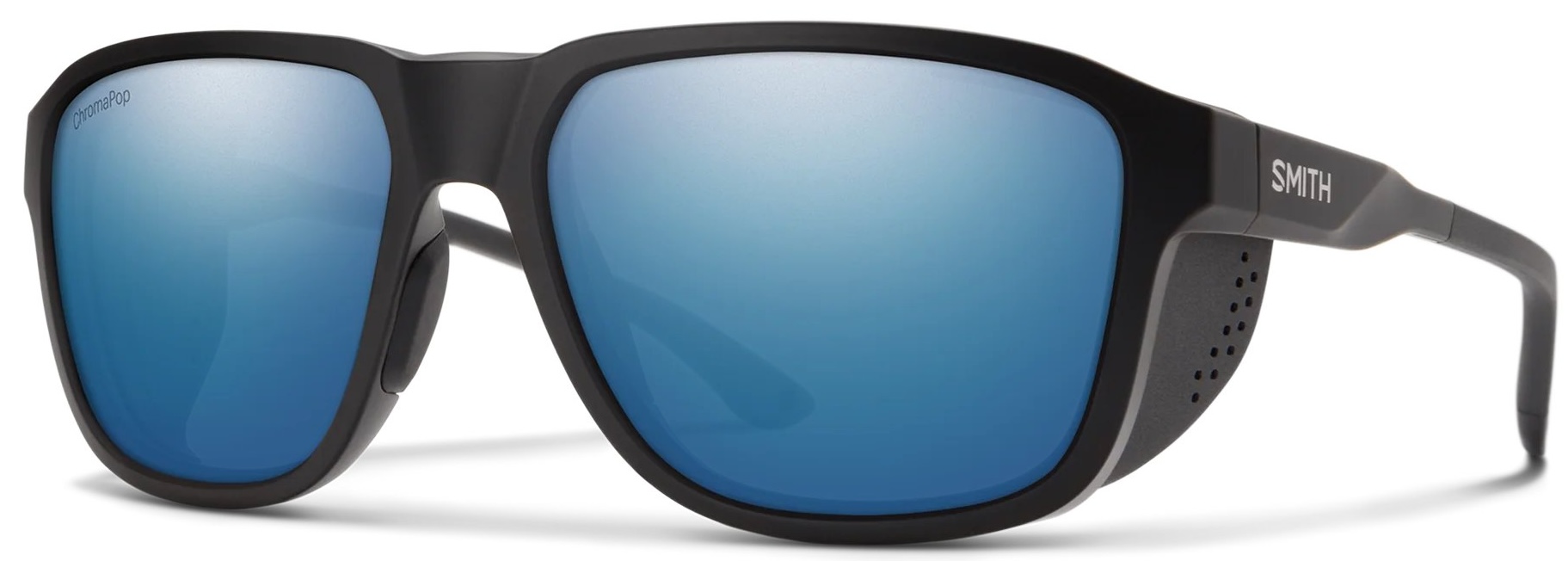 Smith Optics Lunettes polarisantes Embark Matte Black Polar Blue Mirror