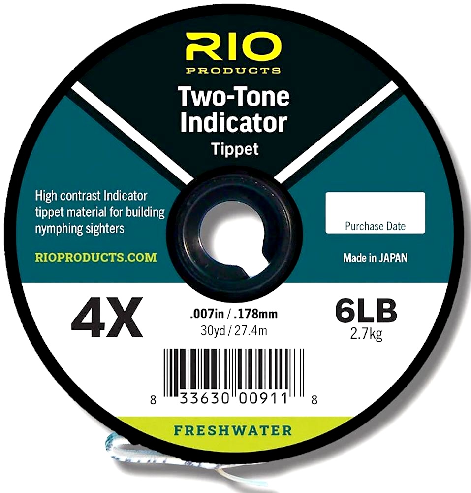 Rio 2-Tone Indicator Tippet Sighter Matériel black & white