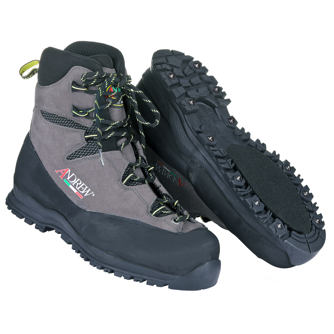 Andrew Marea Dark Chaussures de wading Wet Grip Felt & Studs