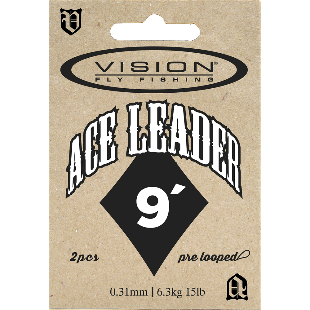 Vision ACE Leader Bas de ligne 9 ft 2er Set