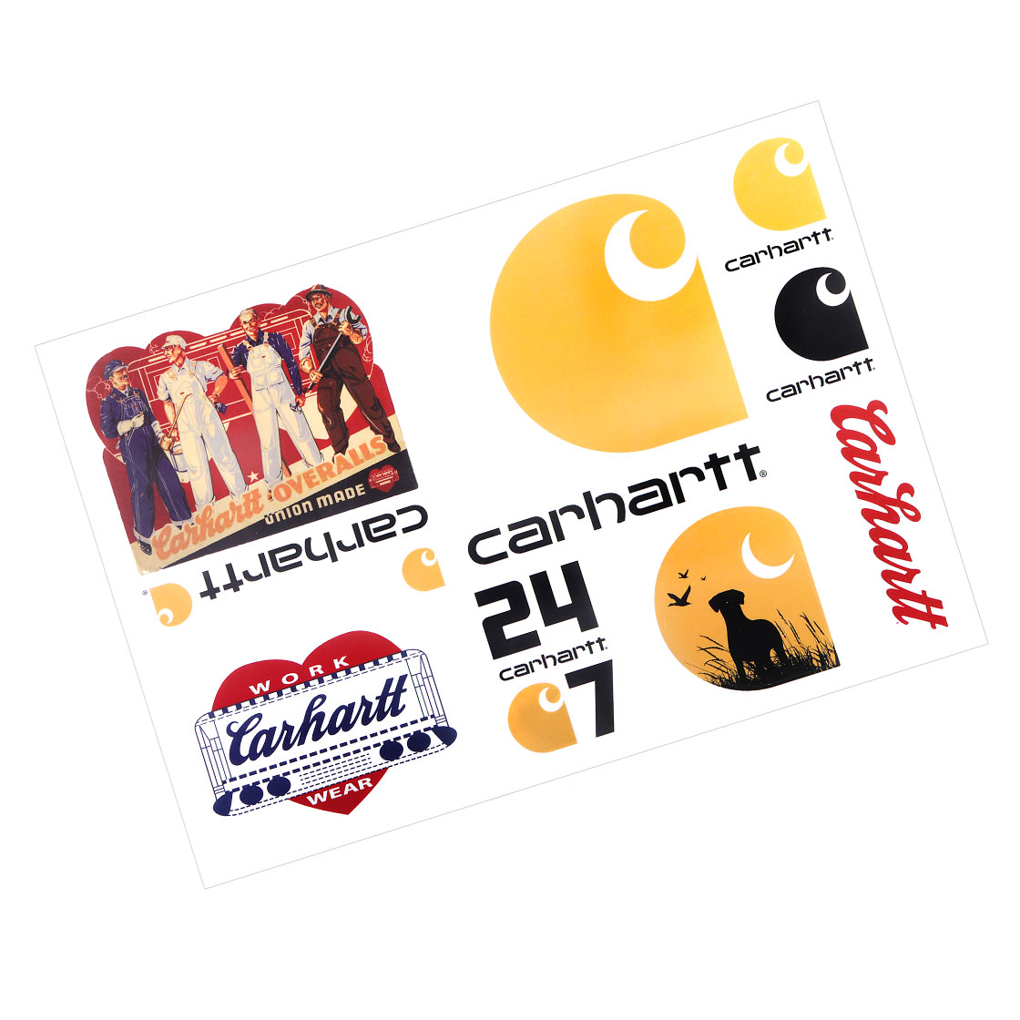 Planche d'autocollants Carhartt