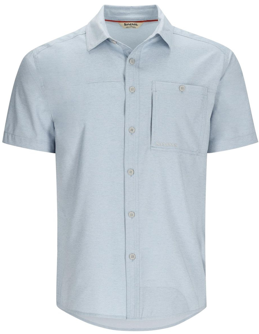 Simms Challenger SS Shirt chemise steel blue