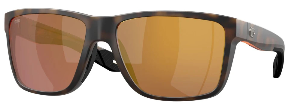 Costa lunettes polarisantes Broadbill II Matte Tortoise (Gold Mirror 580G)