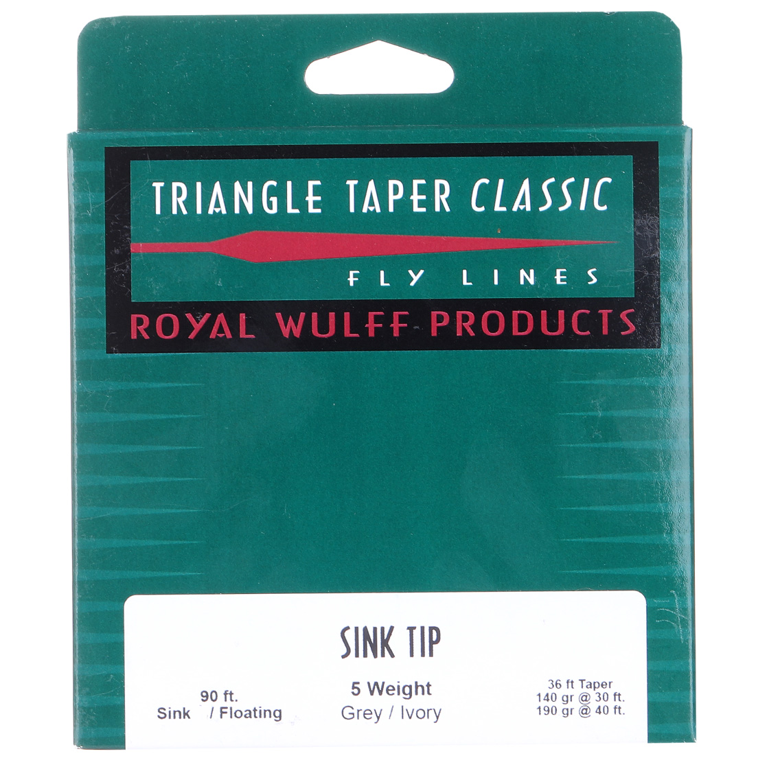 Royal Wulff Triangle Taper Sink4 pointe ligne à mouche