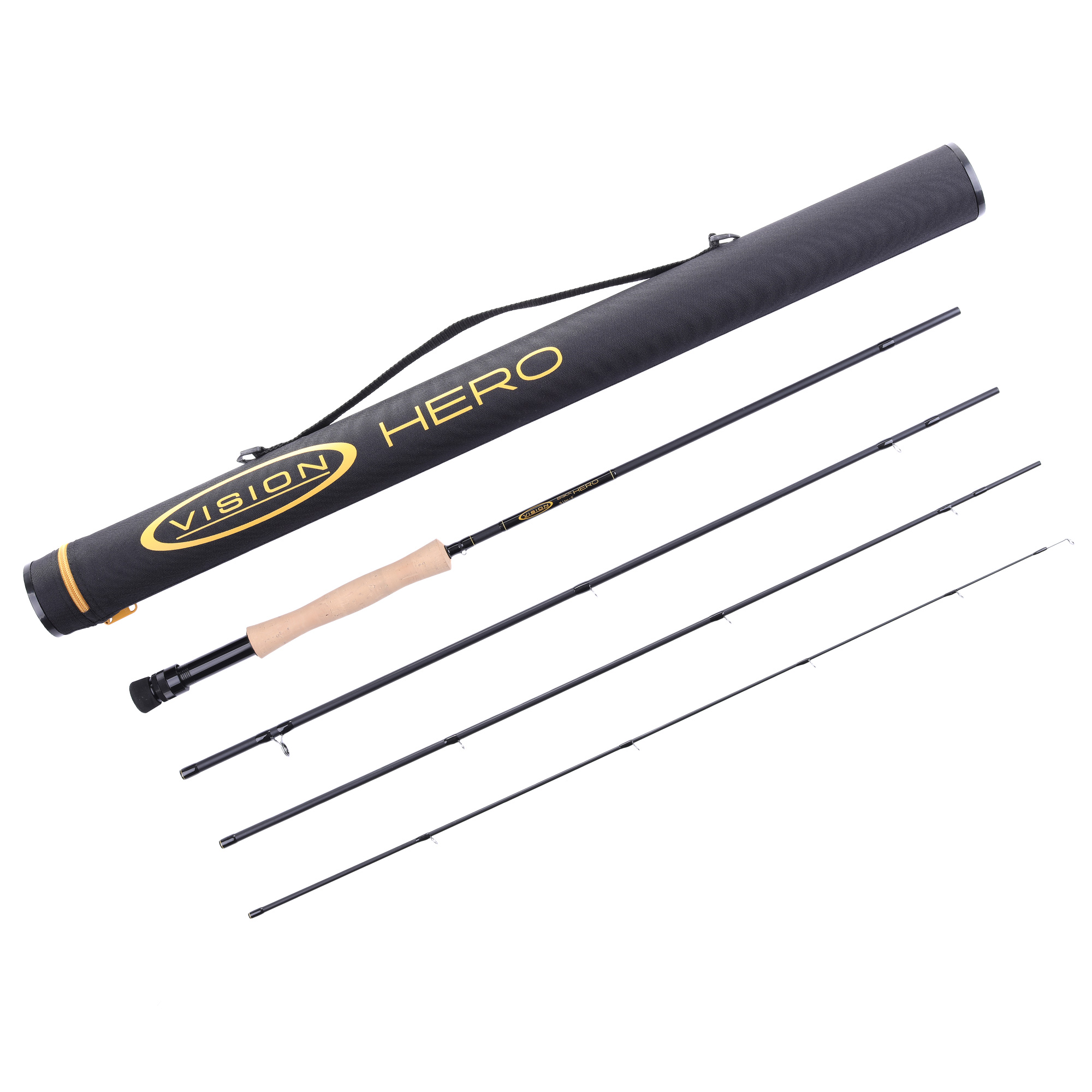 Vision Black Hero Seatrout & Streamer special Edition Cannes à mouche # 6 - 9 ft