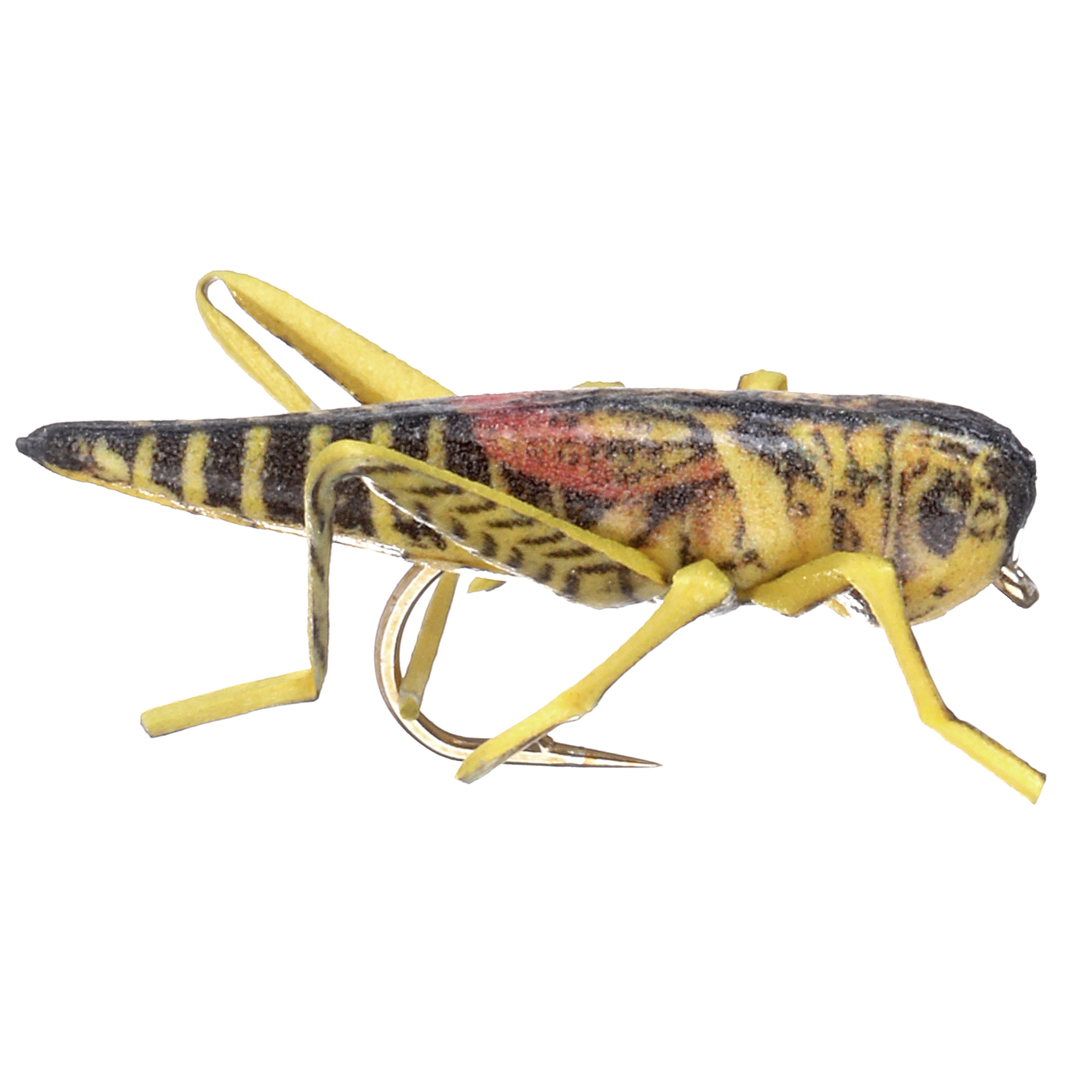 Vania Realistic Soft Leg Hopper Yellow/Black Sauterelle Mouche sèche