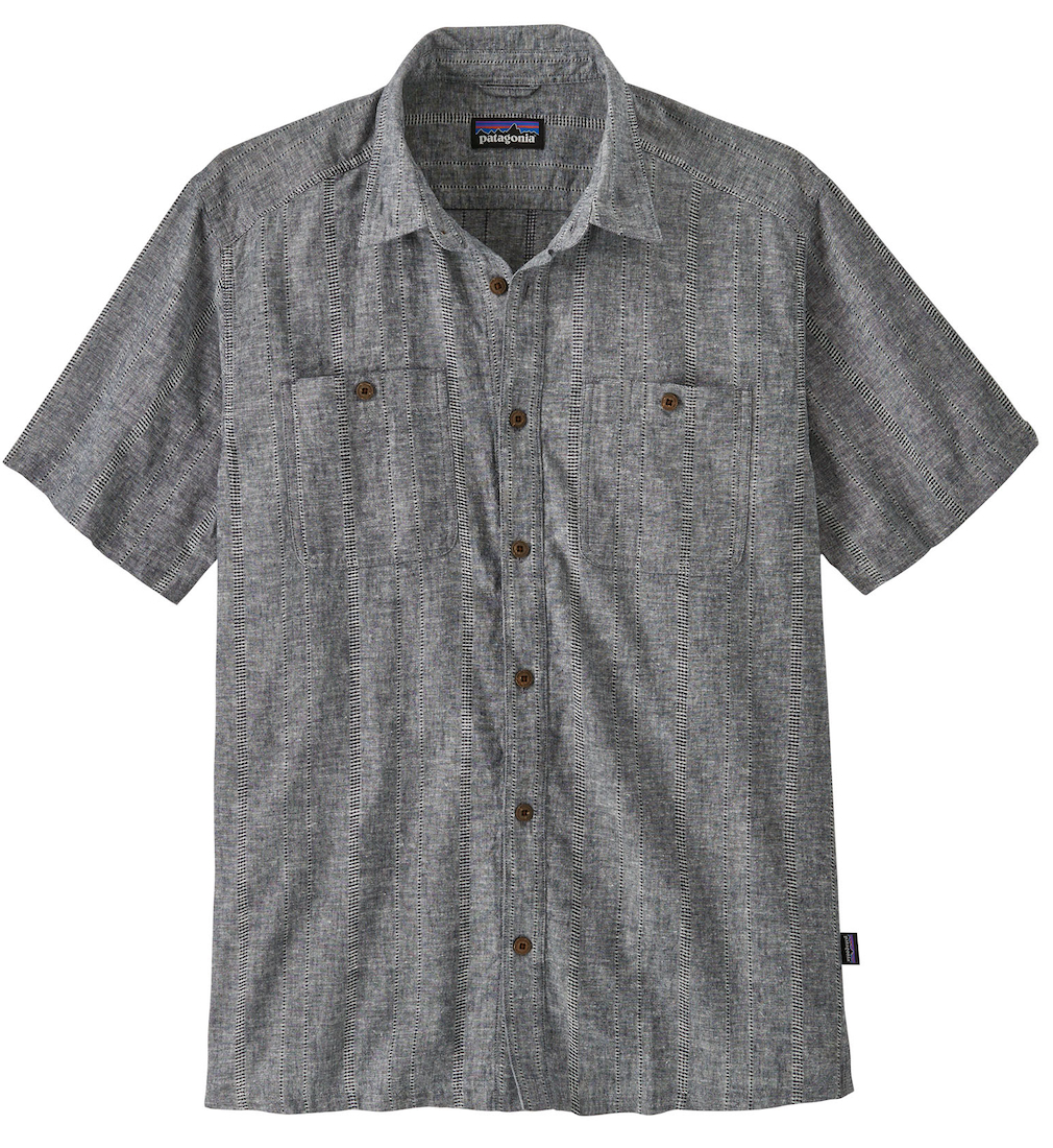 Patagonia M's Back Step Shirt SLDN - Swell Dobby : New Navy