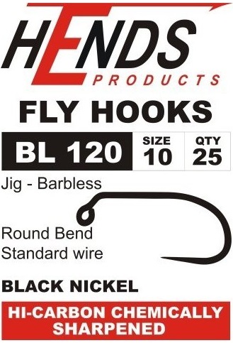 Hends BL 120 Jig hameçon barbless