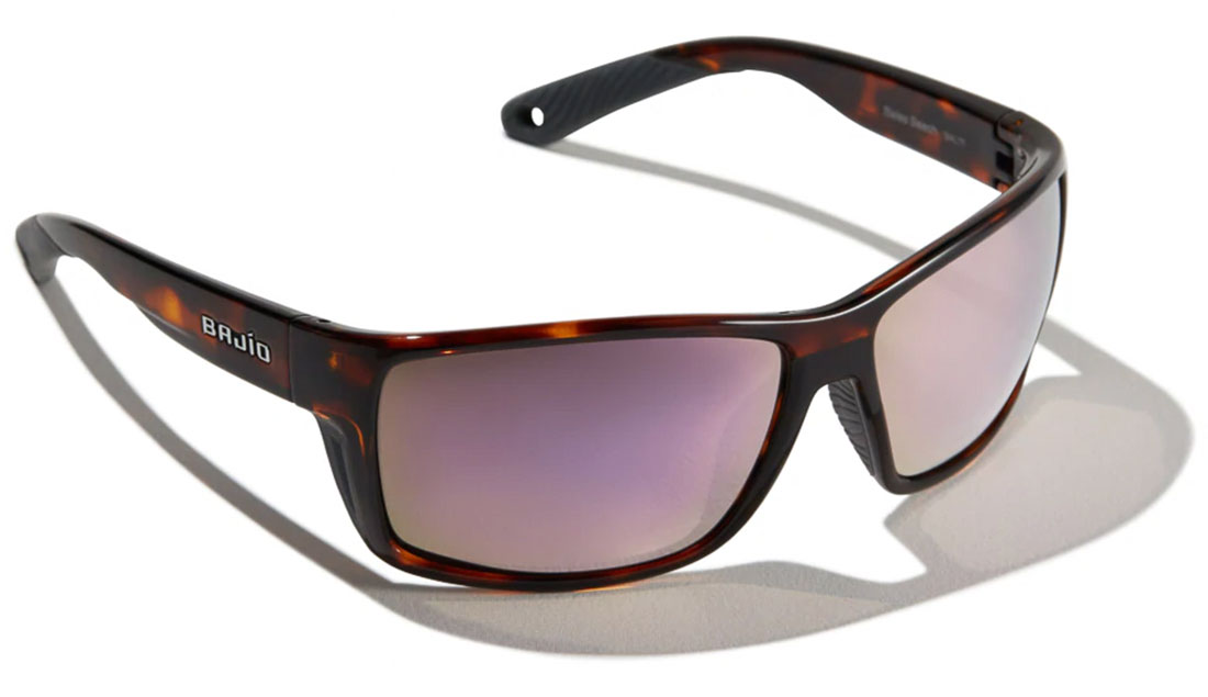 Bajio Lunettes polarisantes Bales Beach - Dark Tort Gloss (Rose Mirror Glass)