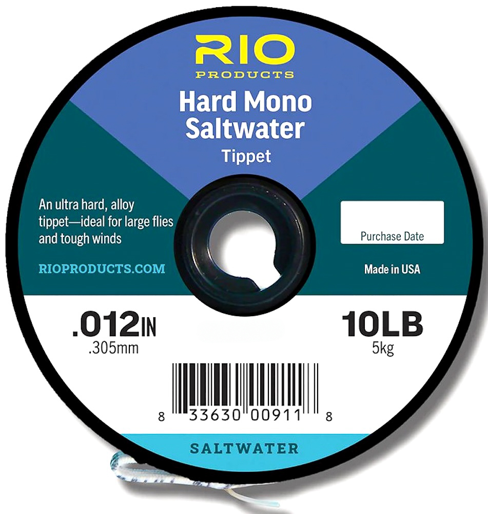 Rio Hard Mono Saltwater Tippet 110 yds Guide Spool Matériel de bas de ligne