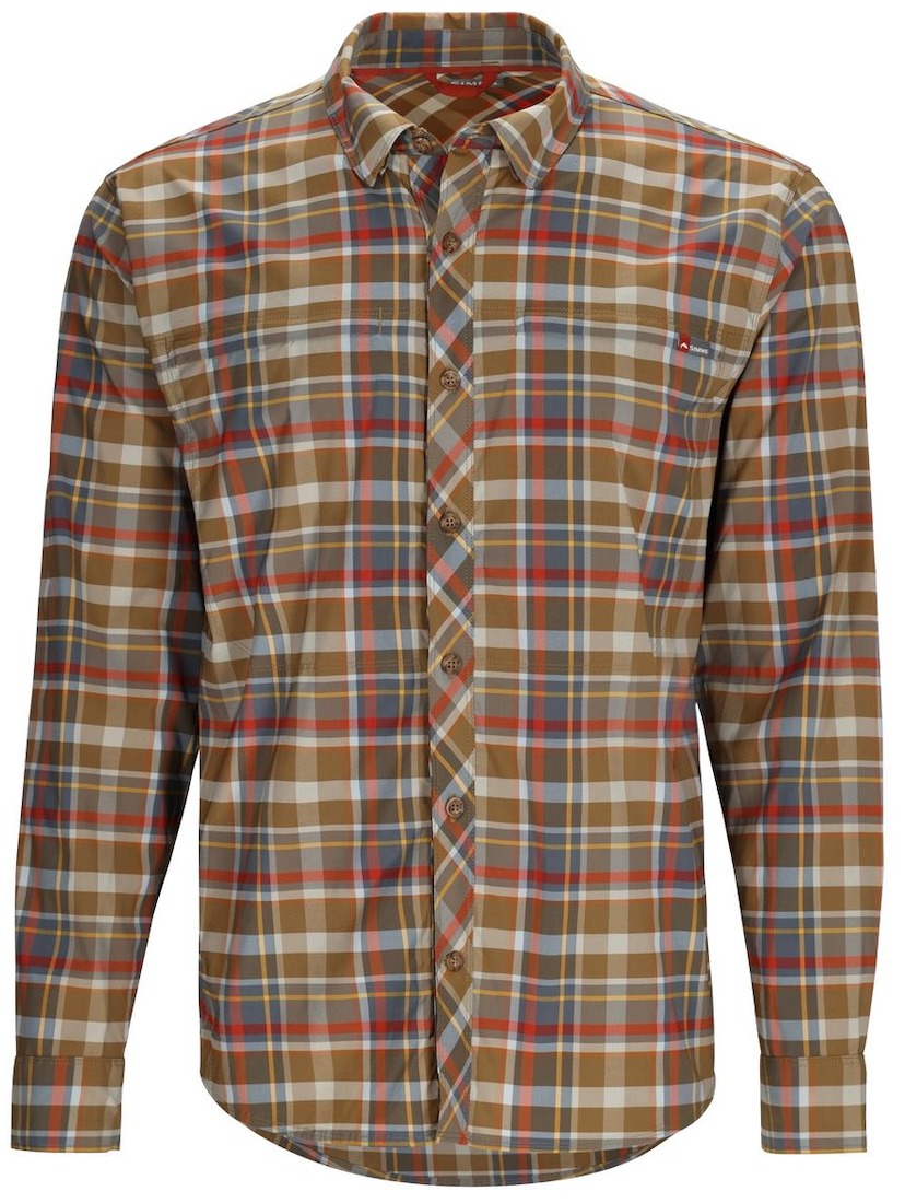 Simms Bugstopper Shirt Plaid chemise à manches longues simms chestnut multi plaid